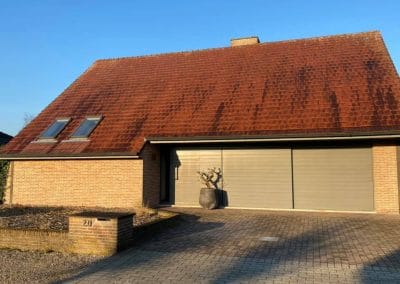 Vermost dak in Zelzate voor de behandeling